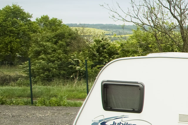 The view from Middle Farm Caravan Storage